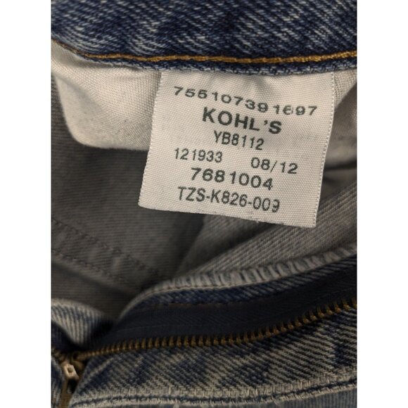 Urban Pipeline Wide Straight Leg Mens 38x27 Baggy Denim Jeans Y2K Blue Med Wash - Picture 7 of 7